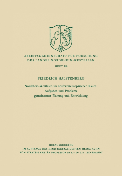 Nordrhein-Westfalen Im Nordwesteuropaischen Raum