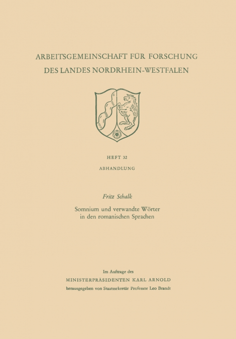 Somnium Und Verwandte Worter in Den Romanischen Sprachen