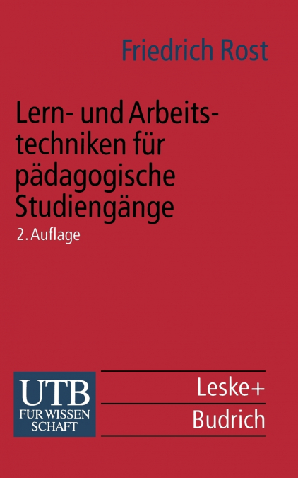 Lern- und Arbeitstechniken für pädagogische Studiengänge