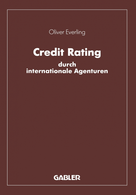 Credit Rating durch internationale Agenturen