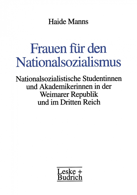 Frauen für den Nationalsozialismus