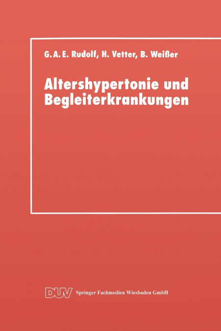Altershypertonie und Begleiterkrankungen