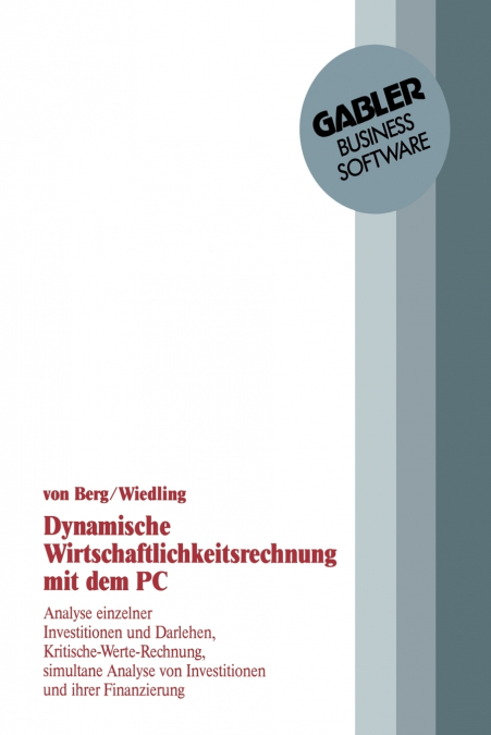 Dynamische Wirtschaftlichkeitsrechnung Mit Dem PC