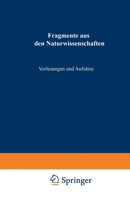 Fragmente Aus Den Naturwissenschaften