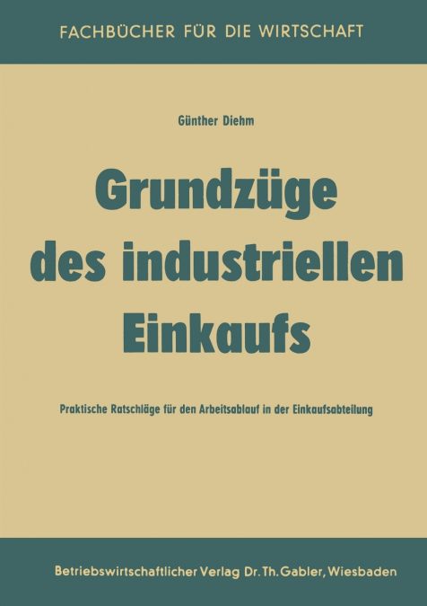 Grundzüge des industriellen Einkaufs