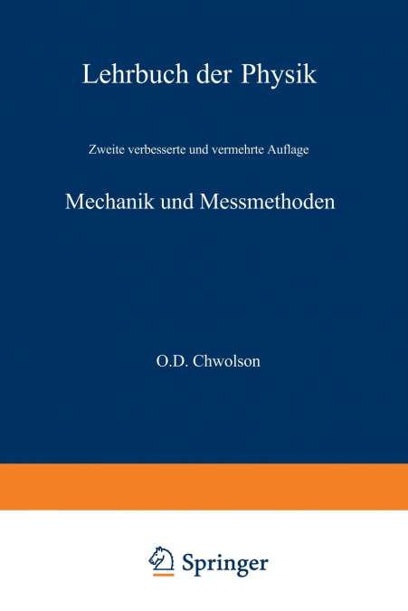 Mechanik Und Messmethoden