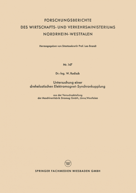 Untersuchung einer drehelastischen Elektromagnet-Synchronkupplung