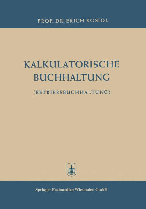 Kalkulatorische Buchhaltung