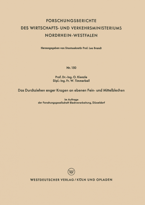 Das Durchziehen Enger Kragen an Ebenen Fein- Und Mittelblechen