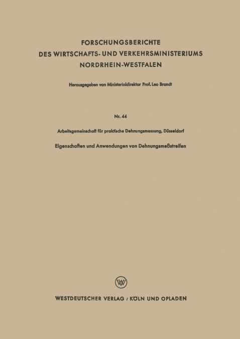 Eigenschaften und Anwendungen von Dehnungsmeßstreifen