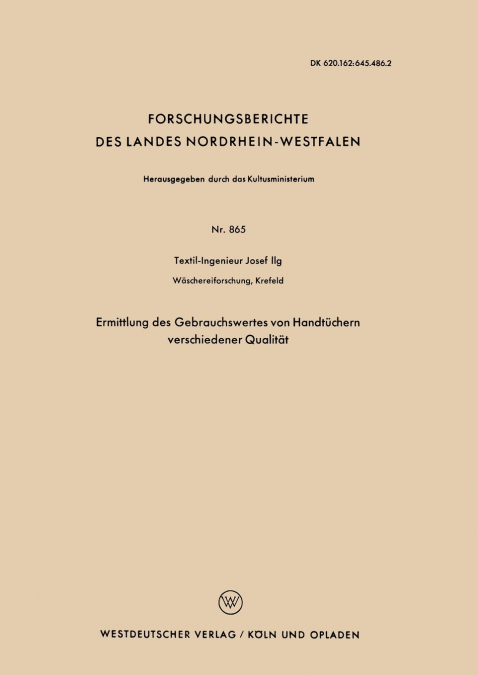 Ermittlung Des Gebrauchswertes Von Handtuchern Verschiedener Qualitat