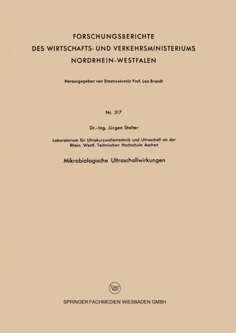 Mikrobiologische Ultraschallwirkungen