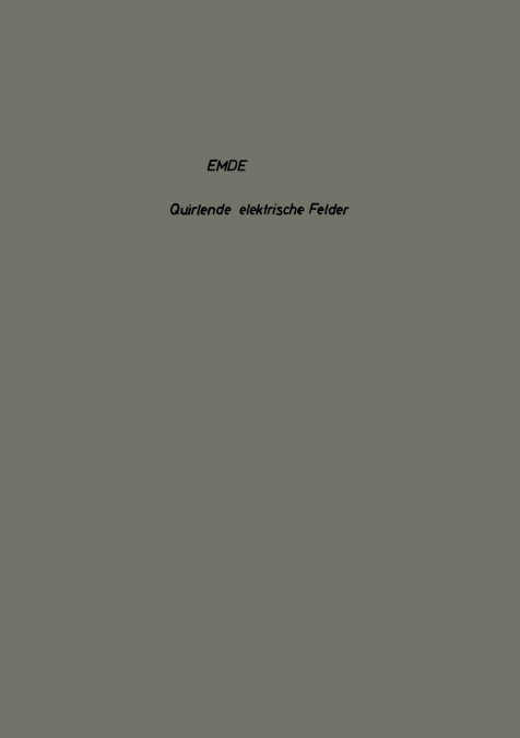 Quirlende elektrische Felder