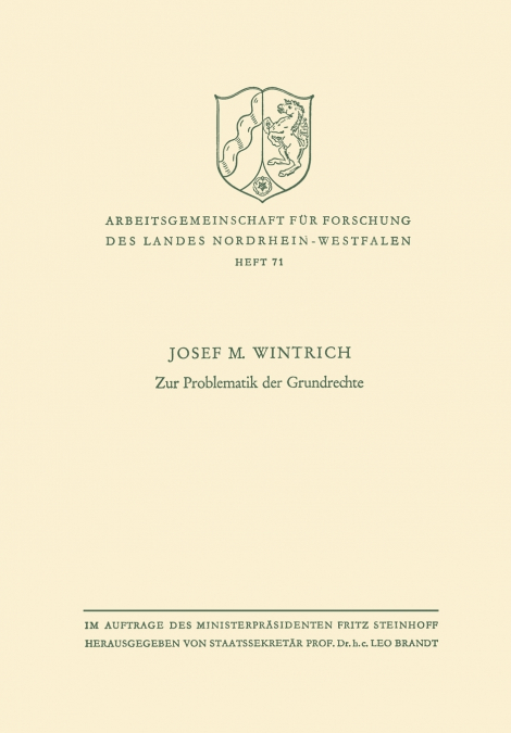 Zur Problematik Der Grundrechte