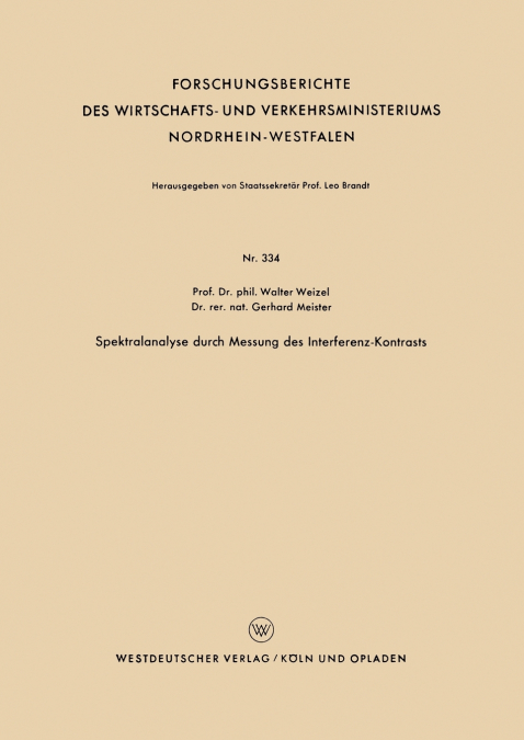 Spektralanalyse durch Messung des Interferenz-Kontrasts