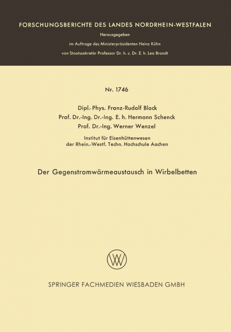 Der Gegenstromwärmeaustausch in Wirbelbetten