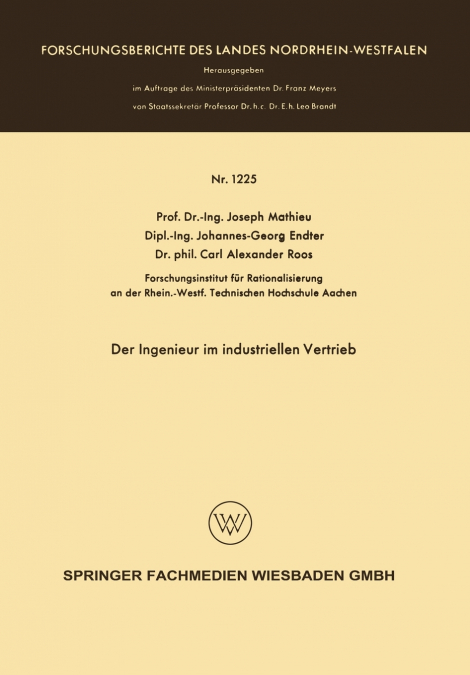 Der Ingenieur im industriellen Vertrieb