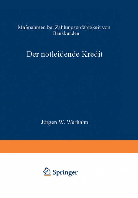 Der notleidende Kredit
