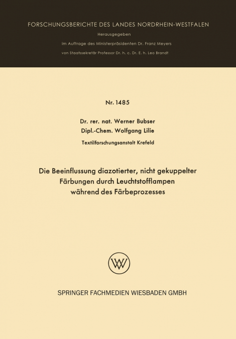 Die Beeinflussung Diazotierter, Nicht Gekuppelter Farbungen Durch Leuchtstofflampen Wahrend Des Farbeprozesses