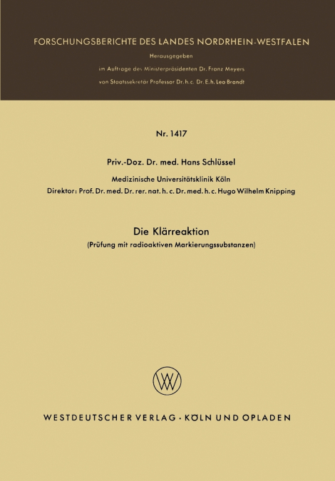 Die Klarreaktion