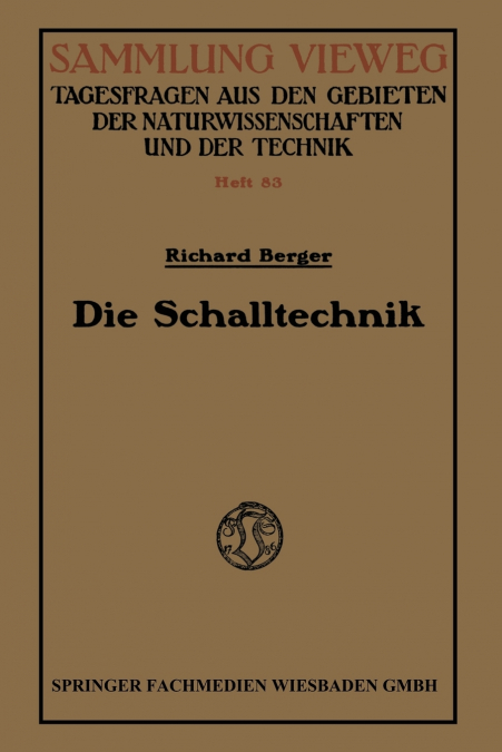 Die Schalltechnik