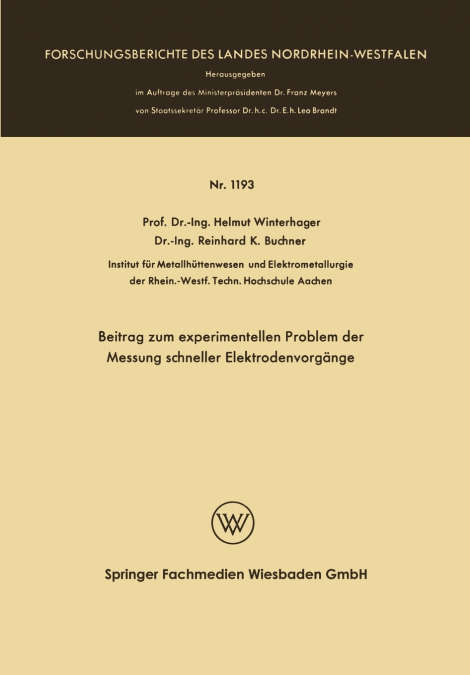 Beitrag zum experimentellen Problem der Messung schneller Elektrodenvorgänge