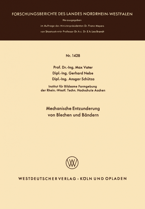Mechanische Entzunderung von Blechen und Bändern