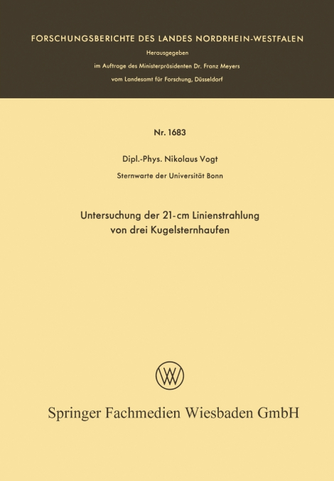 Untersuchung der 21-cm Linienstrahlung von drei Kugelsternhaufen