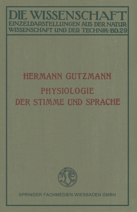 Physiologie Der Stimme Und Sprache