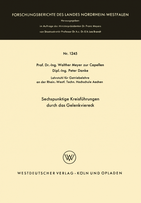 Sechspunktige Kreisführungen durch das Gelenkviereck