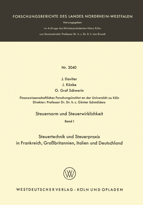 Steuernorm und Steuerwirklichkeit