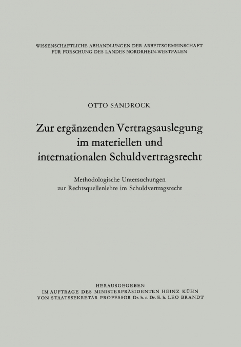 Zur ergänzenden Vertragsauslegung im materiellen und internationalen Schuldvertragsrecht