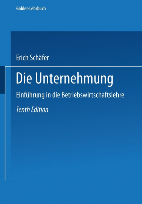 Die Unternehmung