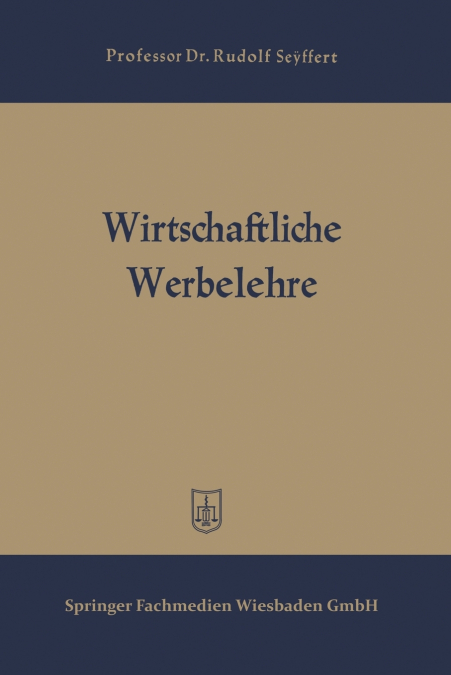 Wirtschaftliche Werbelehre