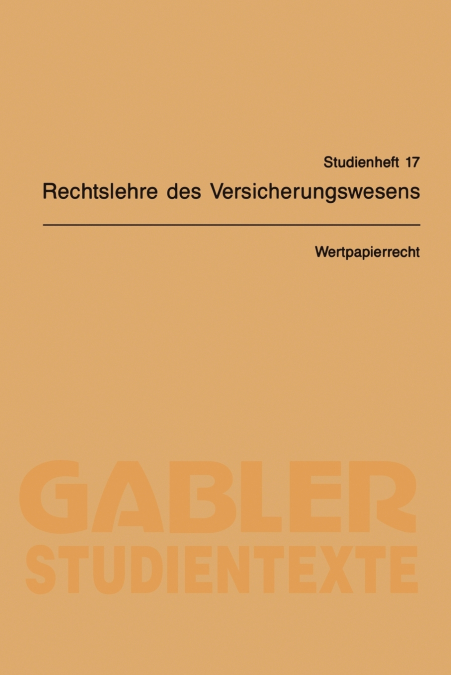 Wertpapierrecht