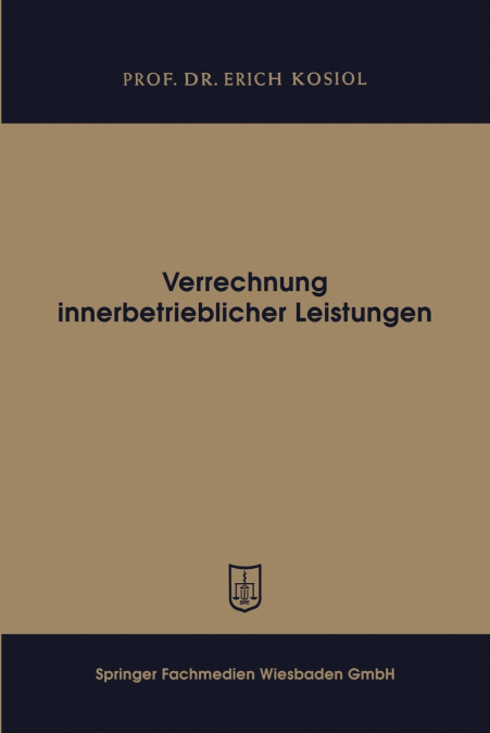 Verrechnung innerbetrieblicher Leistungen