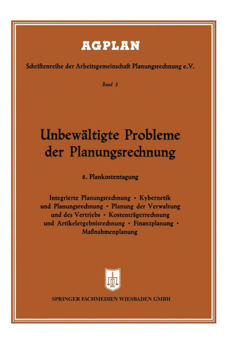 Unbewaltigte Probleme Der Planungsrechnung