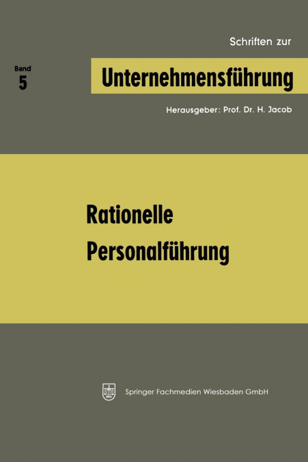 Rationelle Personalfuhrung