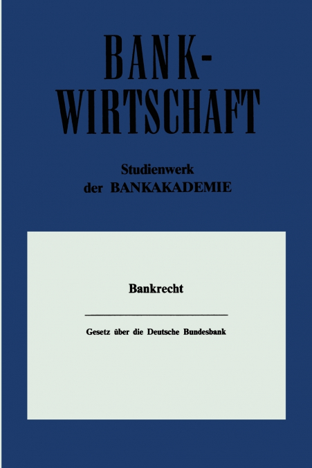 Gesetz über die Deutsche Bundesbank