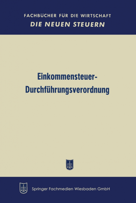 Einkommensteuer-Durchfuhrungsverordnung