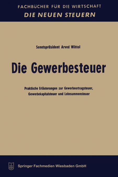 Die Gewerbesteuer