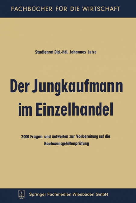 Der Jungkaufmann im Einzelhandel