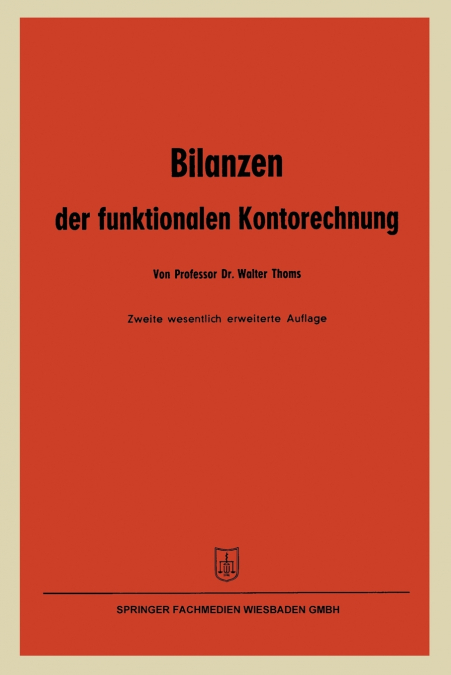 Bilanzen Der Funktionalen Kontorechnung