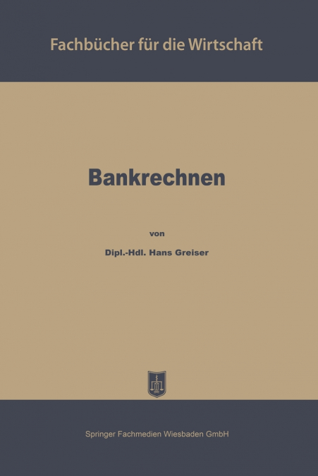 Bankrechnen