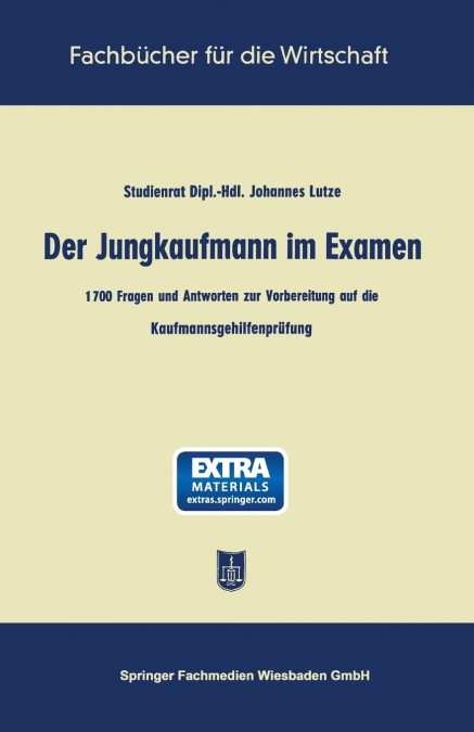 Der Jungkaufmann Im Examen