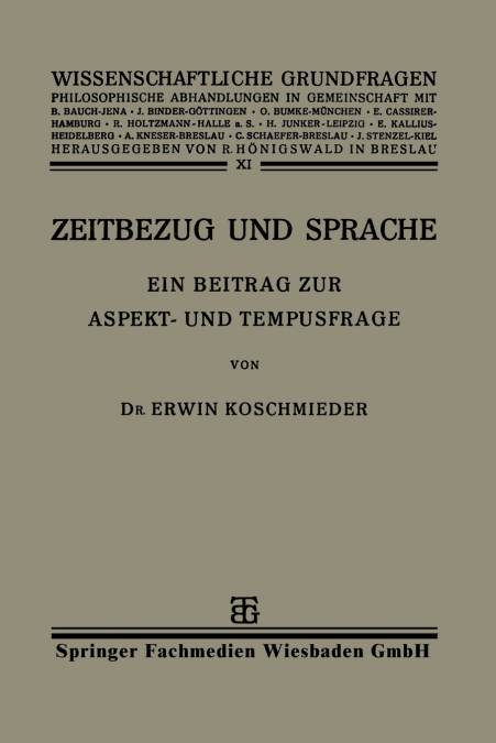Zeitbezug Und Sprache