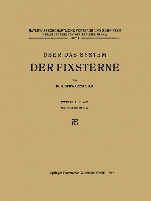 Uber Das System Der Fixsterne
