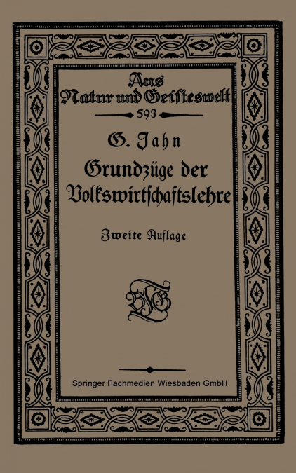 Grundzuge Der Volkswirtschaftslehre
