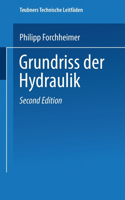 Grundriss Der Hydraulik