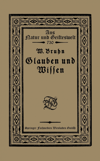 Glauben Und Wissen